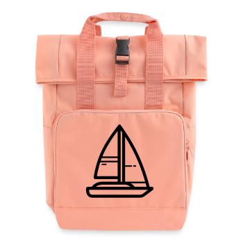 Katamaran - Rolltop Rucksack mit zwei Griffen - Chintzrosa - Vorne