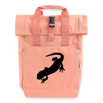 salamander - Roll Top Backpack with Two Handles - chintz rose - Front