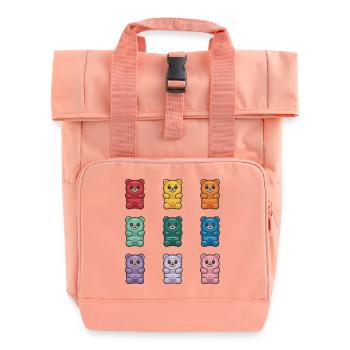 Entzückende Gummibärchen-Kollektion - Rolltop Rucksack mit zwei Griffen - Chintzrosa - Vorne