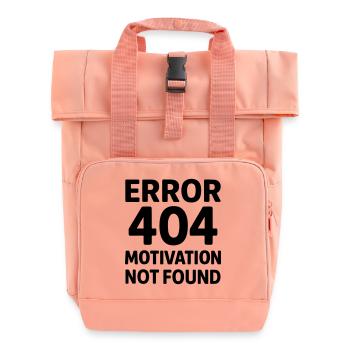 Error 404 Motivation - Sac à dos Roll Top à deux anses - rose liberty - Devant