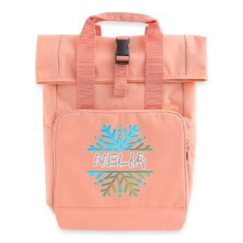 Nelia Nelia - Rolltop Rucksack mit zwei Griffen - Chintzrosa - Vorne