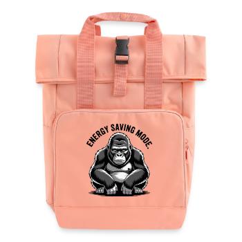 Gorilla Energy Saving Mode - Roll Top Backpack with Two Handles - chintz rose - Front