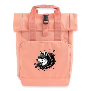 Husky Rocker Dark Glasses - Rolltop Rucksack mit zwei Griffen - Chintzrosa - Vorne
