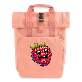 Himbeeren Himbeeren - Rolltop Rucksack mit zwei Griffen - Chintzrosa - Vorne