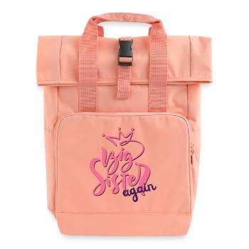 Grande Sœur à nouveau - Sac à dos Roll Top à deux anses - rose liberty - Devant
