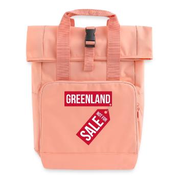 GREENLAND NOT FOR SALE - Roll Top Backpack with Two Handles - chintz rose - Front