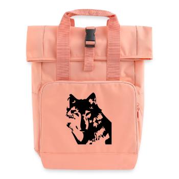 wolf - Rolltop Rucksack mit zwei Griffen - Chintzrosa - Vorne