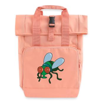 Fliege - Rolltop Rucksack mit zwei Griffen - Chintzrosa - Vorne