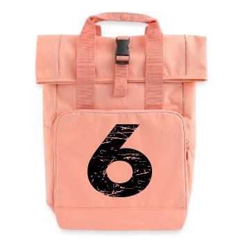 6 - Rolltop Rucksack mit zwei Griffen - Chintzrosa - Vorne