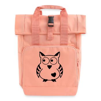 Moon Owl - Les produits célestes originaux - Sac à dos Roll Top à deux anses - rose liberty - Devant