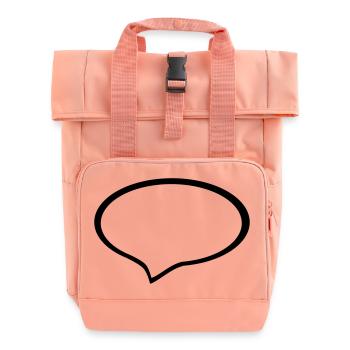 Bubble - Roll Top Backpack with Two Handles - chintz rose - Front
