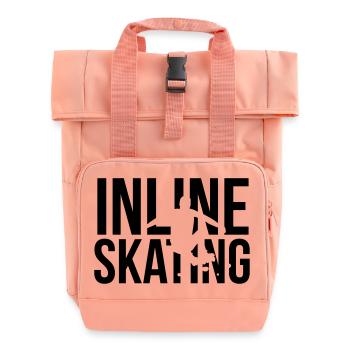 inline skating - Rolltop Rucksack mit zwei Griffen - Chintzrosa - Vorne