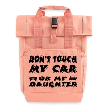 Auto - Rolltop Rucksack mit zwei Griffen - Chintzrosa - Vorne