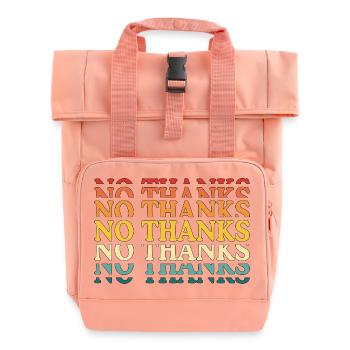 No Thanks - Rolltop Rucksack mit zwei Griffen - Chintzrosa - Vorne