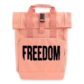 Freedom - Roll Top Backpack with Two Handles - chintz rose - Front