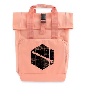 Flûte - Sac à dos Roll Top à deux anses - rose liberty - Devant
