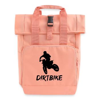 moto tout-terrain - Sac à dos Roll Top à deux anses - rose liberty - Devant