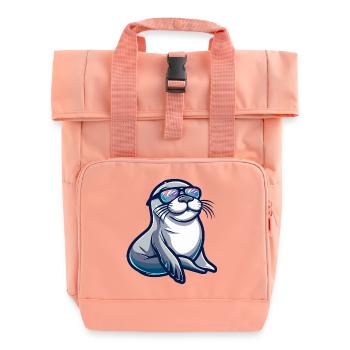 Robbe Tier Tier - Rolltop Rucksack mit zwei Griffen - Chintzrosa - Vorne