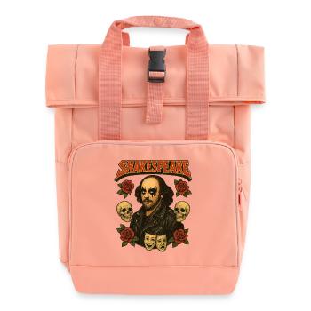 Shakespeare Rock Star - Roll Top Backpack with Two Handles - chintz rose - Front