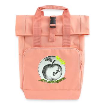 Fruit - Roll Top Backpack with Two Handles - chintz rose - Front