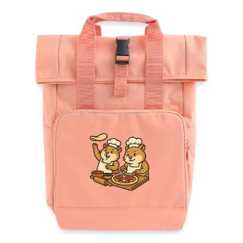 Cuisiniers hamsters - Sac à dos Roll Top à deux anses - rose liberty - Devant