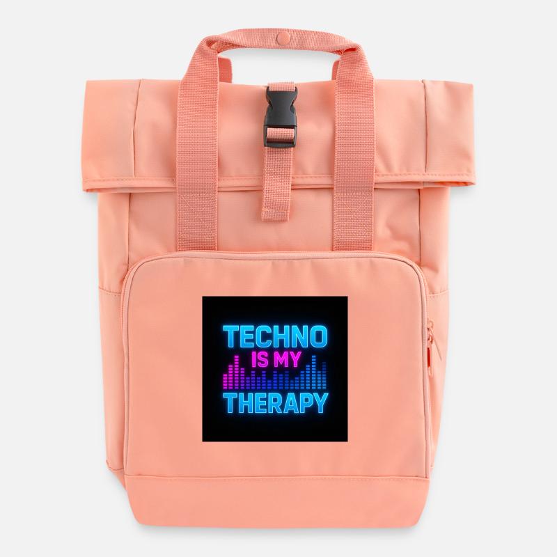 2E8C6A85-23F1-4679-8446-7C81CB6DAC9E - Roll Top Backpack with Two Handles - chintz rose