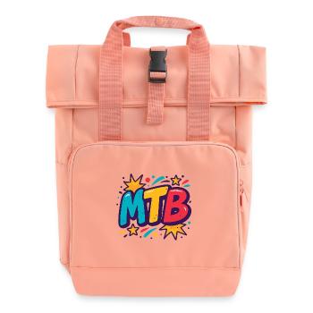 Pop Art VTT Bang - Sac à dos Roll Top à deux anses - rose liberty - Devant