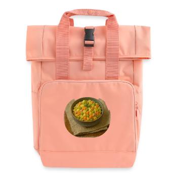 Salade d’olives - Sac à dos Roll Top à deux anses - rose liberty - Devant