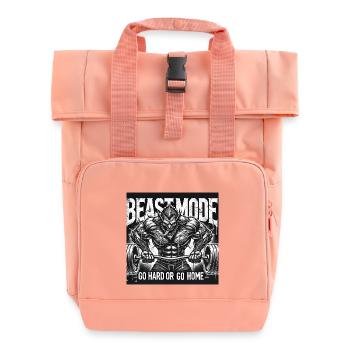 Mode logo - Sac à dos Roll Top à deux anses - rose liberty - Devant