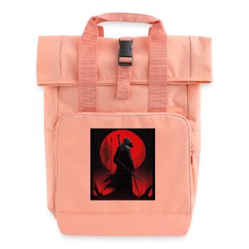 Sensenmann - Grim Reaper - Roll Top Backpack with Two Handles - chintz rose - Front