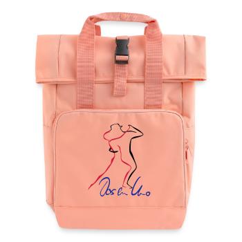 Tango Dos en Uno - Rolltop Rucksack mit zwei Griffen - Chintzrosa - Vorne