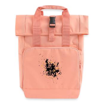 Yellowblack.Splash - Rolltop Rucksack mit zwei Griffen - Chintzrosa - Vorne