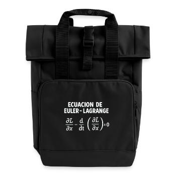 EC-EULER-LAGRANGE - Sac à dos Roll Top à deux anses - noir - Devant