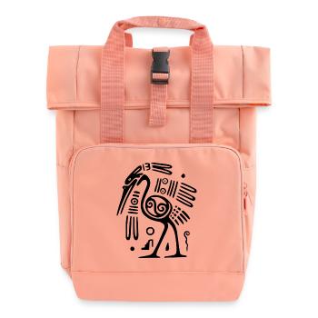 Ethno Travel Experience - Rolltop Rucksack mit zwei Griffen - Chintzrosa - Vorne