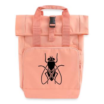 Insectes - Fly - Sac à dos Roll Top à deux anses - rose liberty - Devant