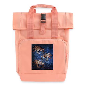 Octopus poulpe - Sac à dos Roll Top à deux anses - rose liberty - Devant