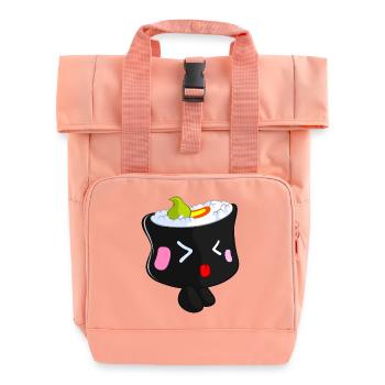 Maki.png - Sac à dos Roll Top à deux anses - rose liberty - Devant