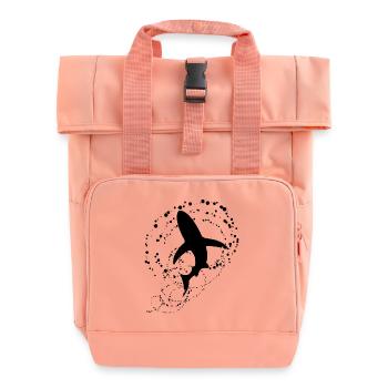 Ombre de requin - Sac à dos Roll Top à deux anses - rose liberty - Devant