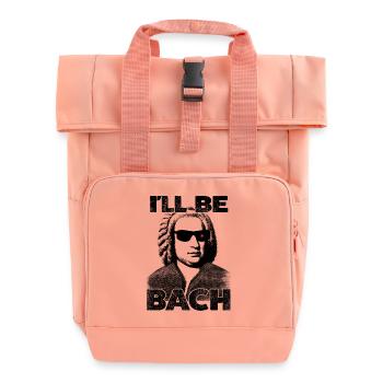 I'll Be Bach – classical music meets cult - Roll Top Backpack with Two Handles - chintz rose - Front