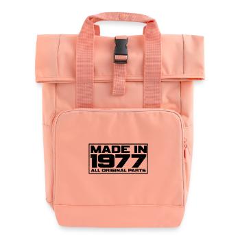 1977 - Rolltop Rucksack mit zwei Griffen - Chintzrosa - Vorne