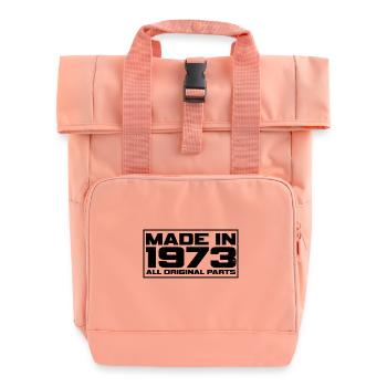 1973 millésime année de naissance - Sac à dos Roll Top à deux anses - rose liberty - Devant