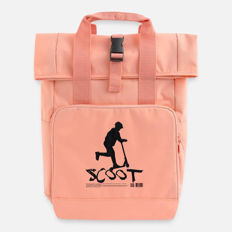 Kickscooter Freestyle Scooting - Sac à dos Roll Top à deux anses - rose liberty