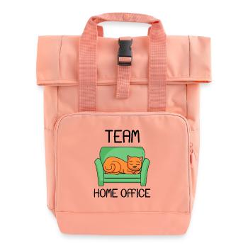 Home Office - Roll Top Backpack with Two Handles - chintz rose - Front
