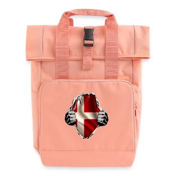 Le Danemark sous la chemise - Sac à dos Roll Top à deux anses - rose liberty - Devant