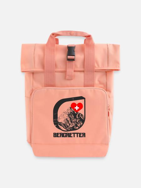 Bergretter - Rolltop Rucksack mit zwei Griffen - Chintzrosa