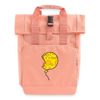 Ballon fromage - Sac à dos Roll Top à deux anses - rose liberty - Devant