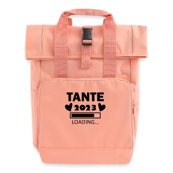 Tante 2023 Loading - Rolltop Rucksack mit zwei Griffen - Chintzrosa - Vorne