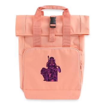 Phrygische Göttin - Kybele - Rolltop Rucksack mit zwei Griffen - Chintzrosa - Vorne