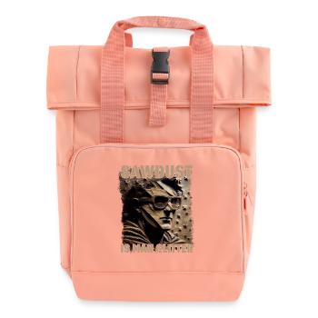 Sawdust Is Man Glitter Lustiges Tischler Design - Rolltop Rucksack mit zwei Griffen - Chintzrosa - Vorne