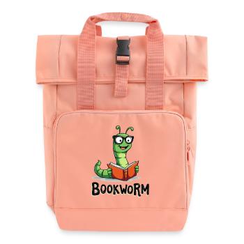 BOOKWORM - Roll Top Backpack with Two Handles - chintz rose - Front